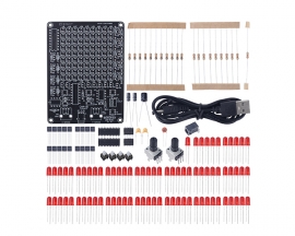 DIY Kit LED Follow Spot Lights LED Light Chaser Game Electronic Soldering Practice Learning Kit